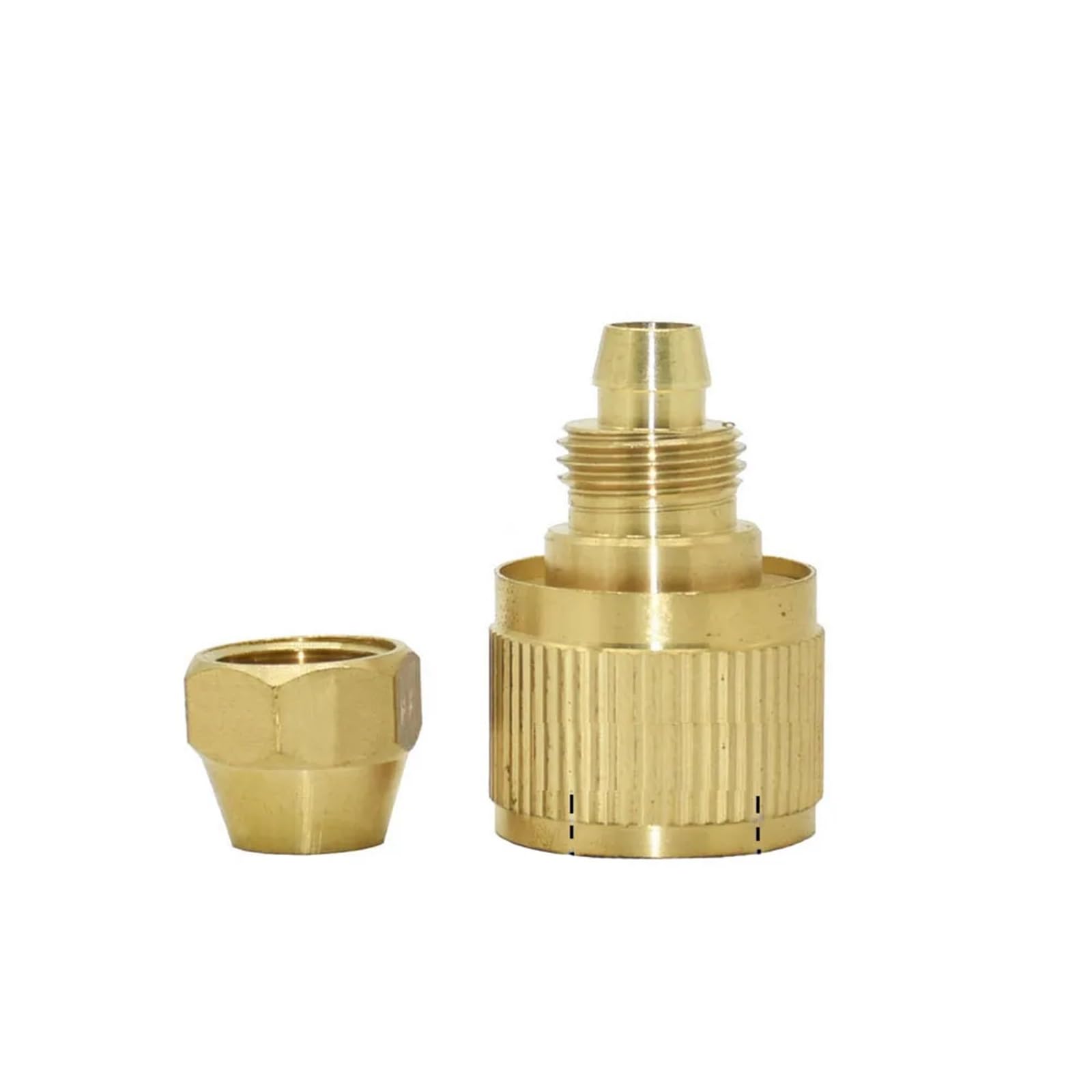 Ottone 1/2 3/4 1 "Maschio Femmina Filettatura Tubo Connettore Rapido Rubinetto Lavaggio Auto Acqua Giardino Irrigazione Raccordi Rame (H) Raccordi idraulici