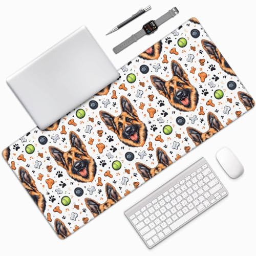 Tapis de souris de jeu en caoutchouc antidérapant pour clavier PC