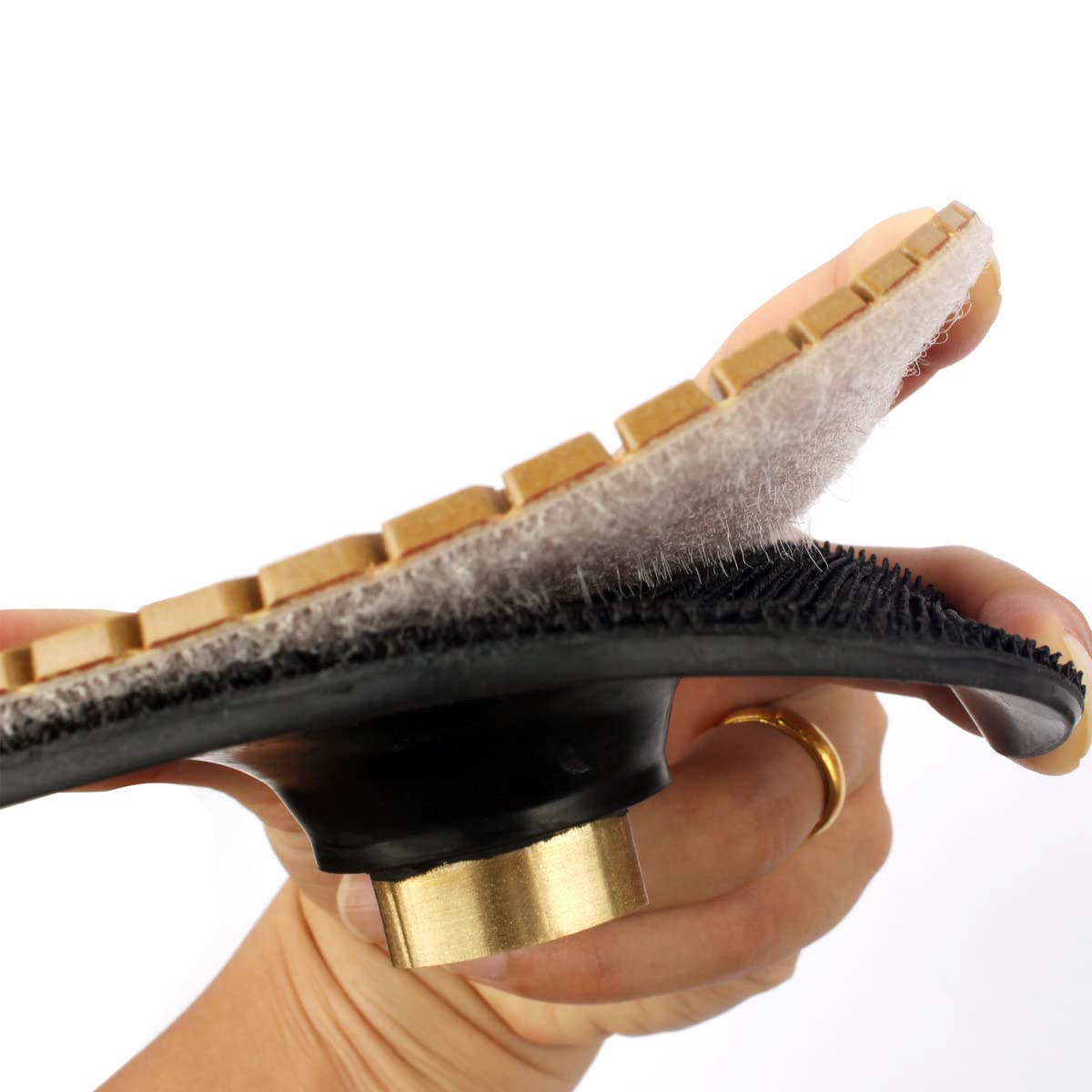 2 Pezzi Cuscinetti Supporto Gancio M14 Per Smerigliatrice Angolare - Tamponi Lucidatura 2 Pollici - Foto 9