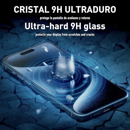 smartect Cristal Templado [2 Piezas, Clear] para Nintendo Switch OLED, Protector de Pantalla HD Antiarañazos, Sin Burbujas, Dureza 9H, 0.3mm Ultra Transparente, Ultra Resistente - imagen 4