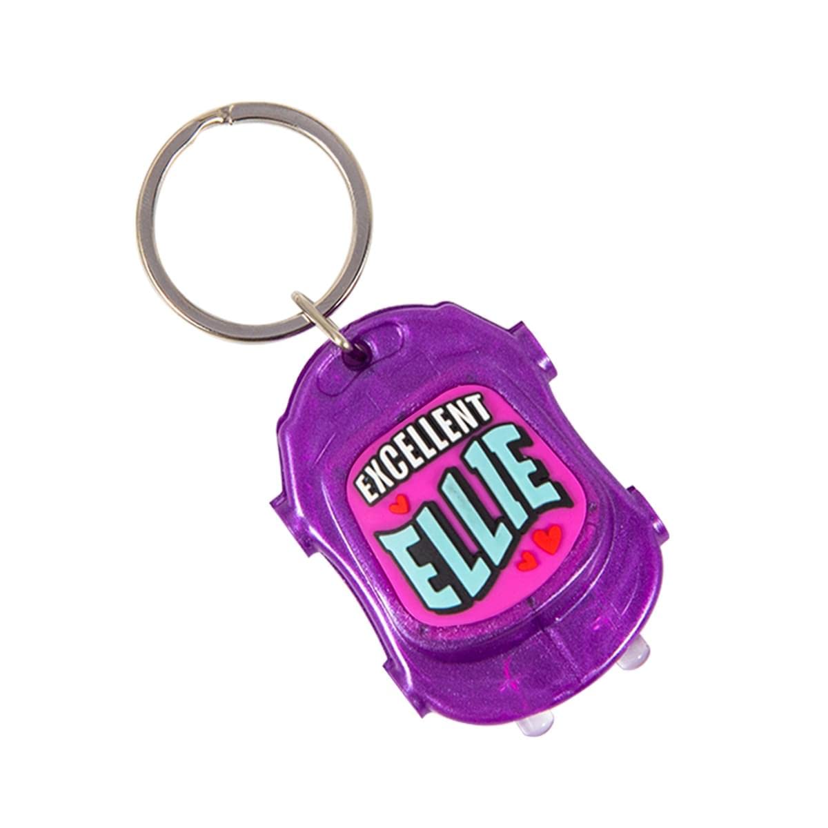 Personalised Keyring Twin Turbo Torch (Ellie)