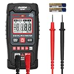 CUSBON Digital Multimeter, Auto-Rang Voltage Meter AC/DC Voltmeter Ohmmeter and Continuity Test with Backlit LCD, NCV Function