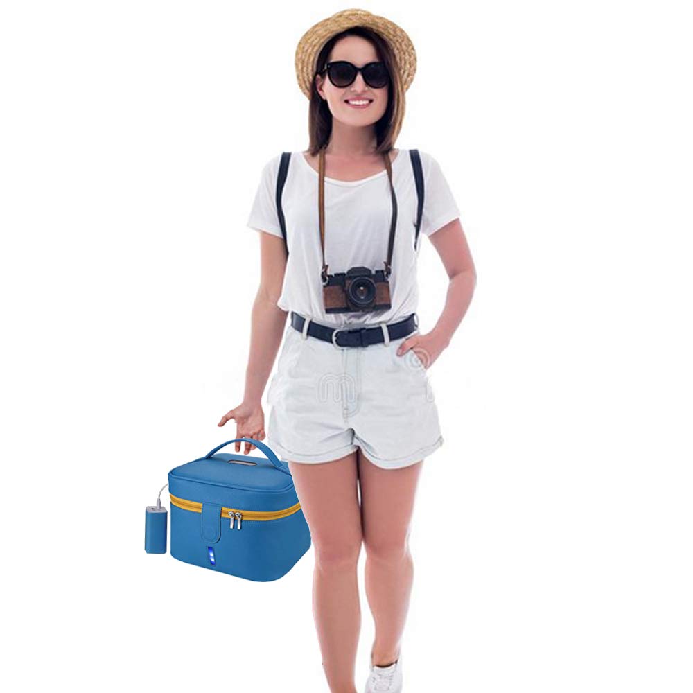 Borsa per sterilizzatore UV, portatile, USB, per disinfezione UV, multifunzione, per sterilizzare rapidamente i raggi ultravioletti, per maschere, gioielli, biancheria intima, mobile