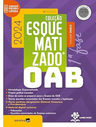 OAB 1ª Fase - Coleção Esquematizado - 11ª Edição 2024