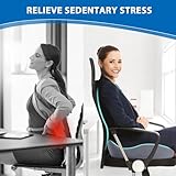 Doteonyou Seat Cushion for Office Chair – Ergonomic Memory Foam Coccyx Cushion to Reduce Sitting Pressure, Wide Support Seat Cushion for Desk, Office Chair, Car & Wheelchair - Image 2