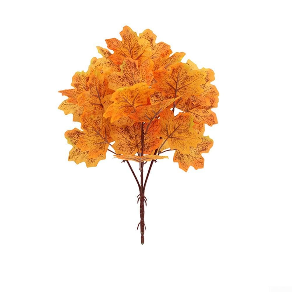 Bouquet di foglie autunnali artificiali, 40 cm, 4 pezzi, 4 pezzi