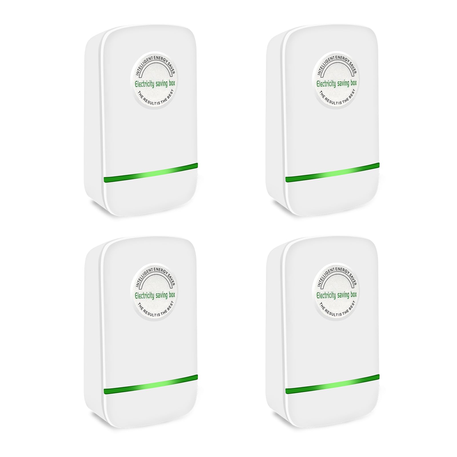 Energy Conservation Device, Power Efficiency Box, Esaver Watt Energy Saving Device, Save Electricity (4 Pack)