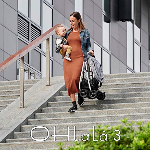 Chicco OHlalà 3 Ultra-Leichtgewicht Kinderwagen von Geburt bis 15 kg, Liege- und Faltbuggy mit großem Einkaufskorb, Kompakt, Regenschutz und Ausziehbares Verdeck