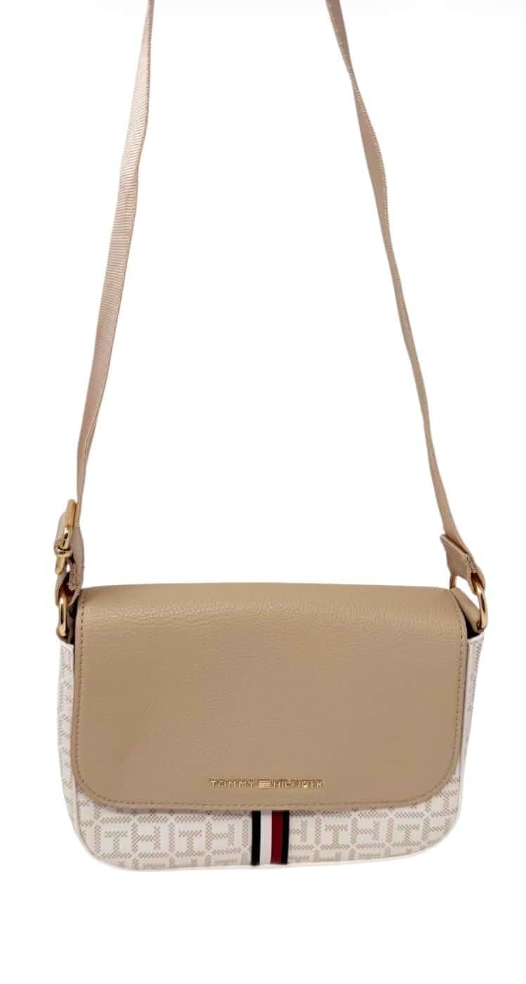 Tommy Hilfiger Women's Ruby II White Logo Crossbody
