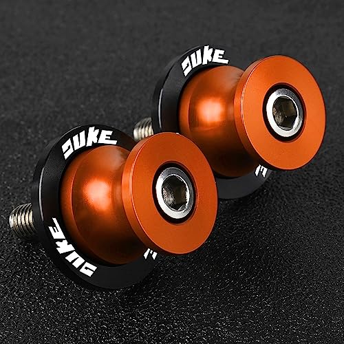 Duke Montageständer Racingadapter M10 10mm Bobbins Ständeraufnahme Für Duke 125 200 250 390 690 790 890 R 990690 Duke R /690 LC4 Supermoto LC4 Enduro /690 SMC(Orange)