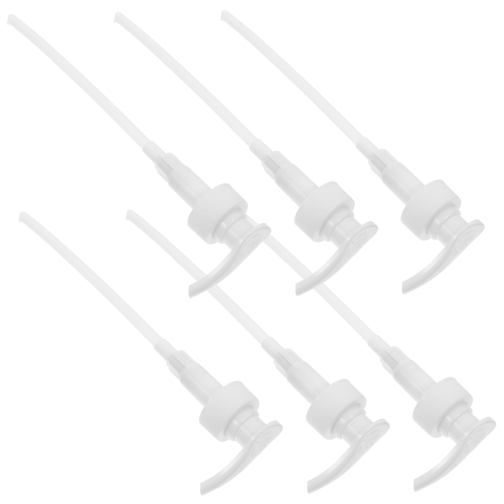 Alipis 6pcs Stainless Steel Press Pump Head for Bottle Soap Dispenser Replacement Pump for Sink Shampoo Lotion Bottles