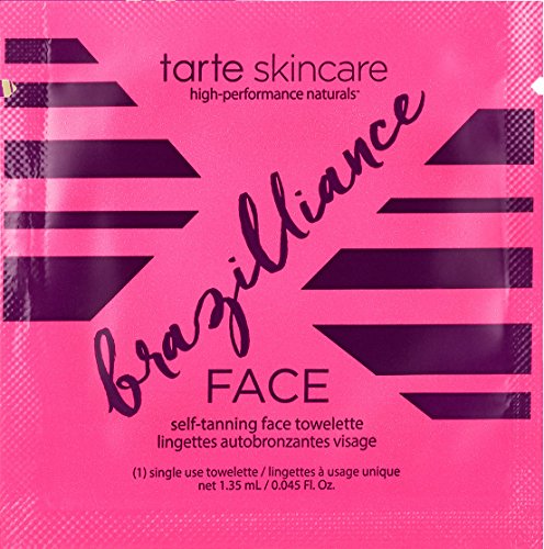 Tarte Brazilliance Self Tanning Face Wipe - 1 Single Use Towelette