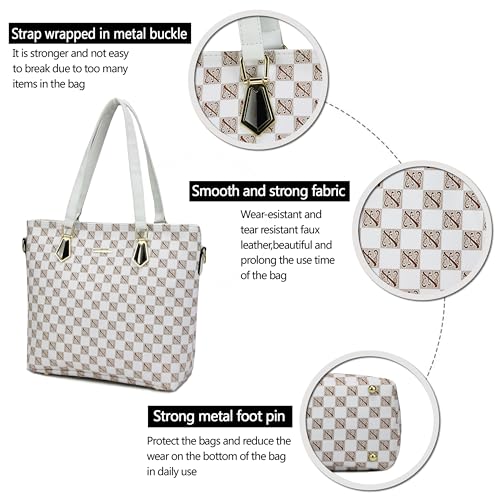 Image of 2E-youth Designer Purses and Handbags for Women Satchel Shoulder Bag Tote Top Handle Bag