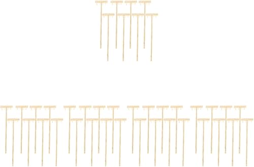 Sewroro 40Pcs Mini Zen Sand Rakes Zen Rake Mini Zen Garden Rakes Meditation Sand Desktop Sand Box Accessories Garden Rake Dining Table Decor