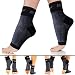 #1 (1 Pair) Best Plantar Fasciitis Foot Sleeves Ankle Graduated Compression Sleeves Brace Plantar Sock for Men & Women, Reduce Ankle Swelling, Ankle Spur, Improves Blood Circulation for Fast Recovery, Optimal Support for Muscle Endurance - Heel Arch Support/ Ankle Compression Socks
