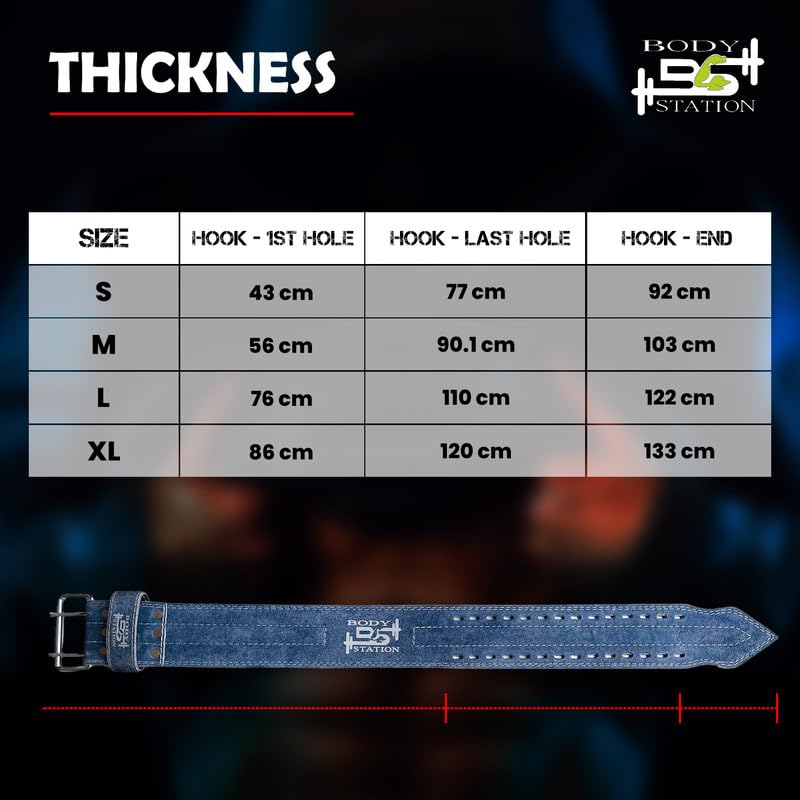 Suede 6mm Weightlifting Belt – Heavy-Duty Back Support for Powerlifting, CrossFit & Strength Training – Adjustable Gym Belt for Men & Women Blue 5 51Ad