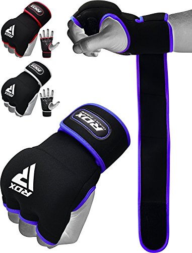 RDX Innenhandschuhe MMA Boxbandagen Boxen Elastisch Handschuhe Daumenschlaufe (MEHRWEG)