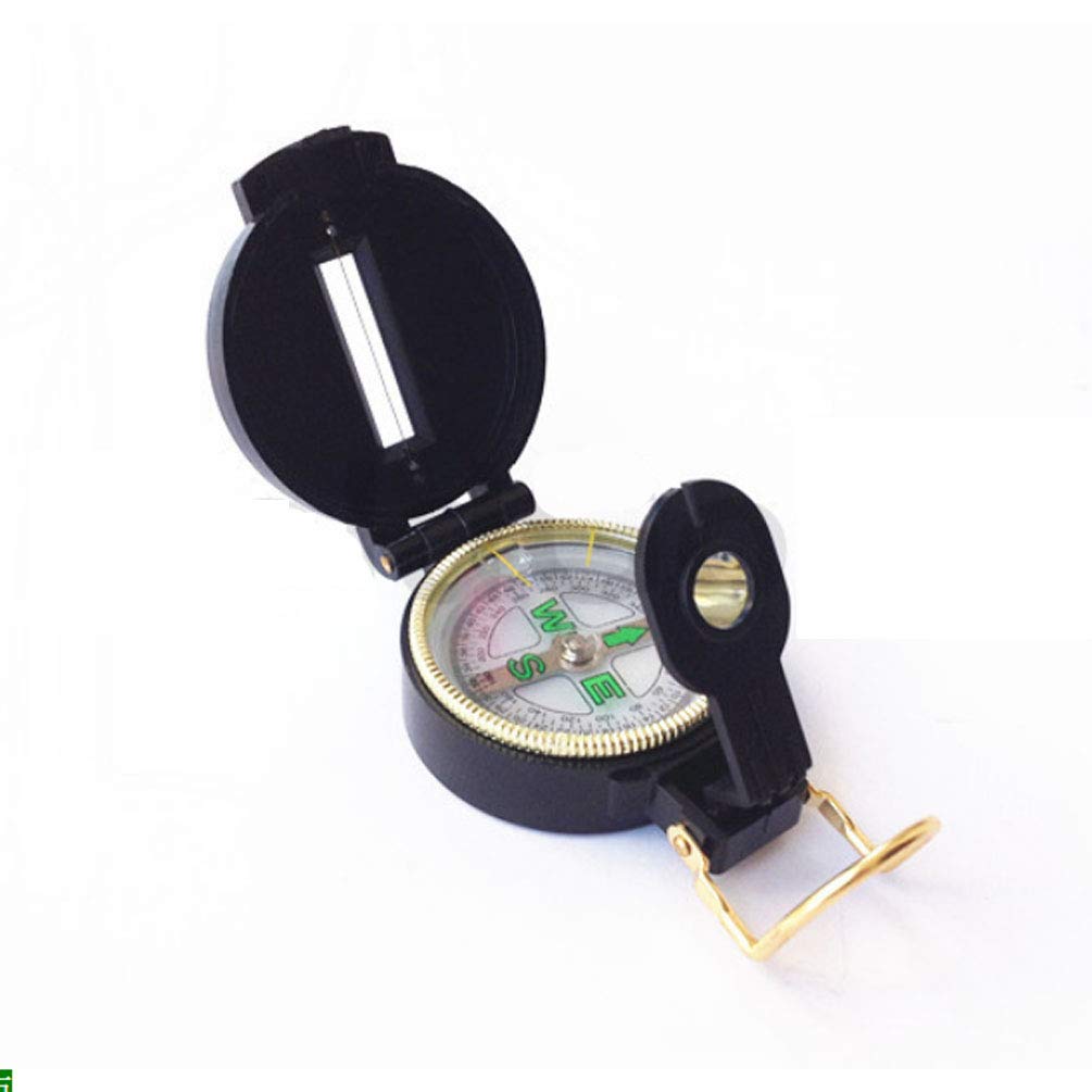 Beau Boussole Militaire, Portable Boussole en Métal Navigation Survie Boussole, pour Aventure/Camping/Randonnée Durable