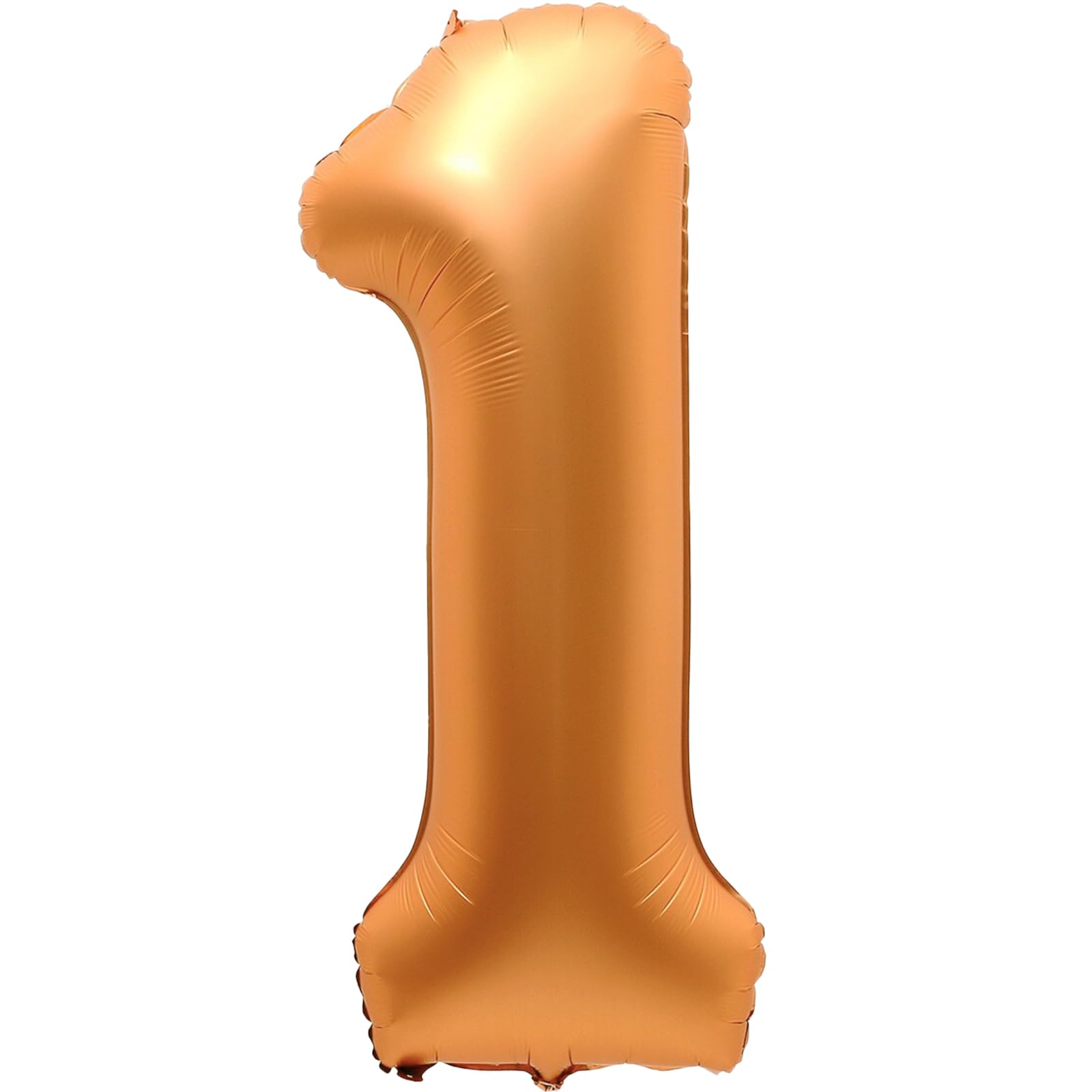 Photo 1 of 1 Balloon, Number 1 Balloons 40 Inch, Orange Large Big Foil Number 1 Balloon for First Birthday Party Graduation Wedding Anniversary Baby Shower Bachelorette Decoration Supplies (Orange)