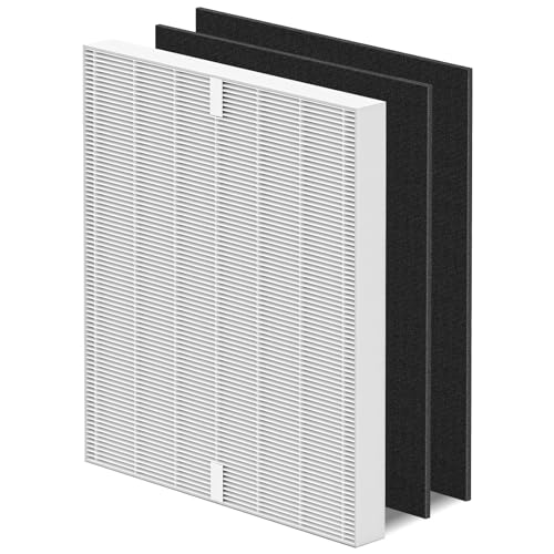 AP-1512HH Filter Set Replacement for Coway Airmega AP-1512HH and 200M Air Purifiers, 1 HEPA Filter and 2 Carbon Pre-Filters, Compared to Part # 3304899