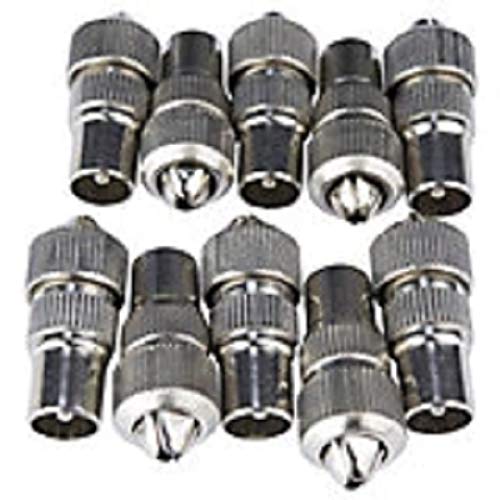 Philex - Connettore coassiale TV/FM, 10 pezzi