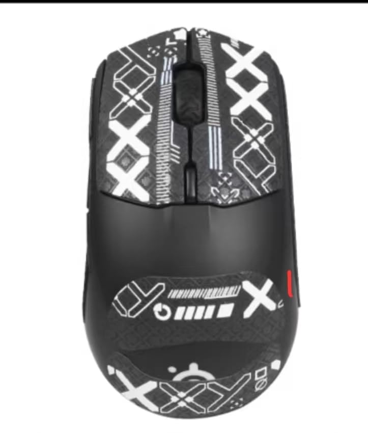 Cinta de agarre antideslizante para mouse con textura de panal para SteelSeries Rival 3 4