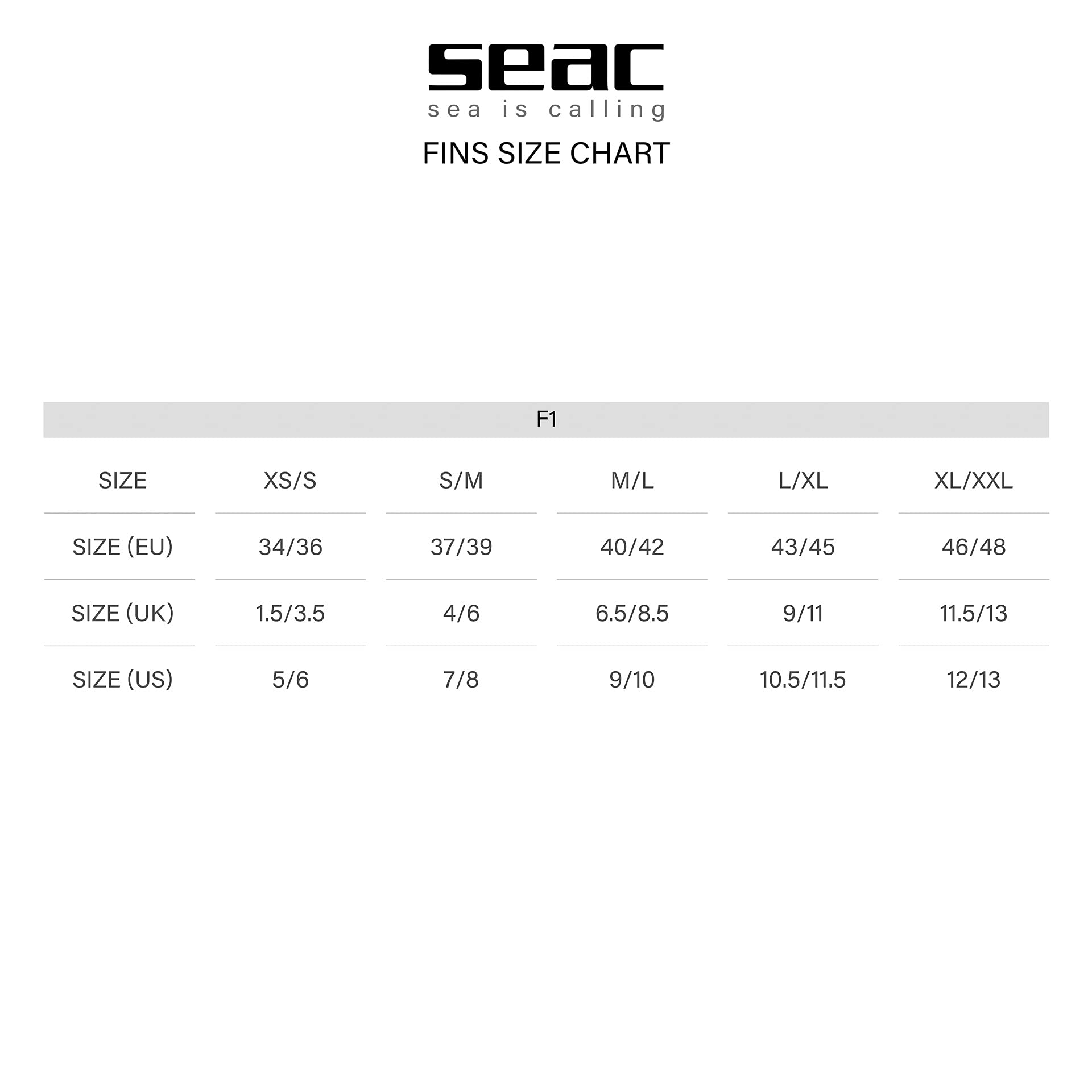 SEAC F1 ultraligeras con un Peso de 730 Gramos por Aleta, para un Alto Rendimiento en el Buceo, Correa Ajustable, Unisex Adulto
