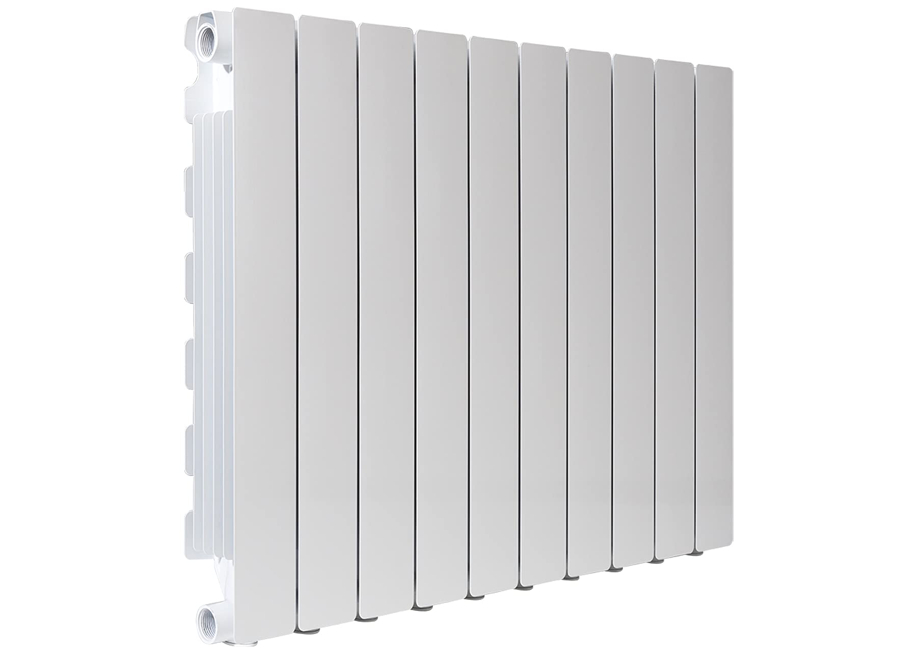 Fondital V693AM04410 Radiatore in alluminio pressofuso Blitz Super B4, 600 mm, 10 elementi, bianco