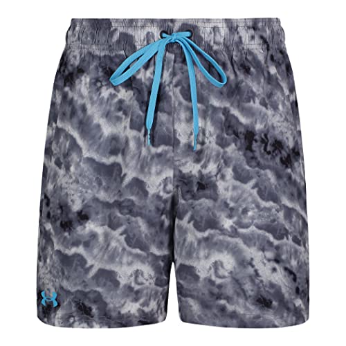 Image of Under Armour Men's Compression Lined Volley Swim Trunks, UPF 50+ Sun Protection, Drawstring Closure & Elastic Waistband