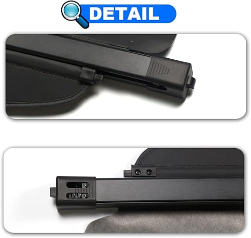 Miniatura 7 de BOPARAUTO Cubierta de carga para Chevy Chevrolet Equinox GMC Terrain Accesorios 2010-2016 2017 Trasero Negro Retráctil Trasero Parasol