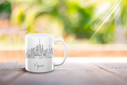 Miniatura 528 de Taza de cerámica Madrid Spain Skyline, taza blanca de recuerdo de Europa de 11 onzas, taza de café personalizada, regalo para cumpleaños, taza