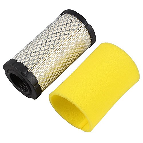 BUYGOO 2 Pack 796031 Air Filter Pre-Cleaner Set Compatible with Briggs Stratton 594201 591334 797704 Air Cleaner Cartridge, Lawn Mower Air Filter, Plus Foam Pre Filter - Thumbnail 3