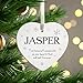 Personalised Dog Memory Christmas Bauble, Pet Puppy Memorial Xmas Decoration Gift, In Memory Of Cat Dog Pet Animal Ornament, With Gift Box