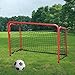Vaveren Kid Soccer Goals Football Gate Compact Practice Portable Foldable Football Goal Kids Toy for Park Games Sport Backyard Youths, 95cmx63cmx33cm
