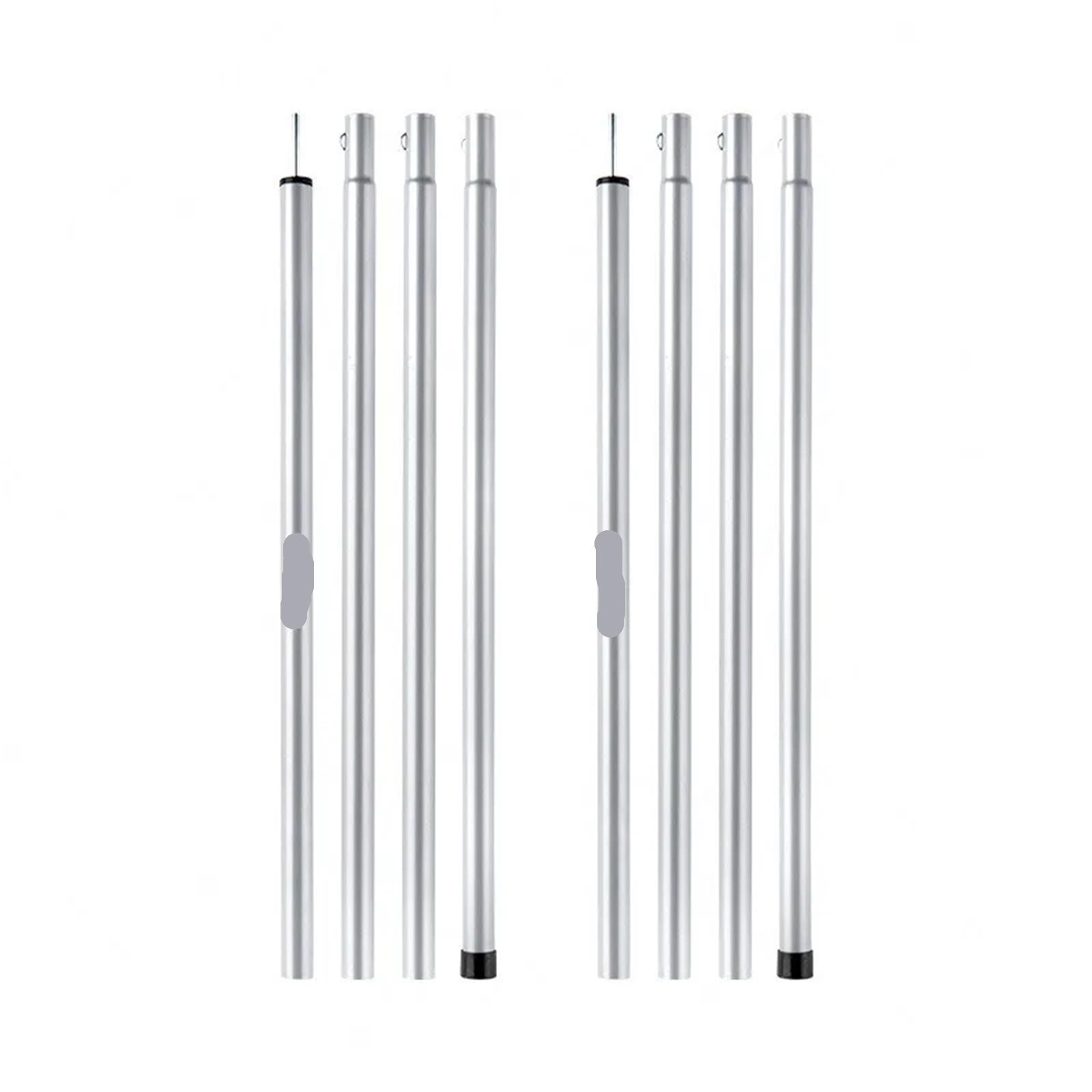 Postes de Tienda Postes de toldo for Tienda campaña 2 a,4 m, Plegables, Hierro galvanizado, Soporte for, Refugio, Accesorios for Acampar al Aire Libre