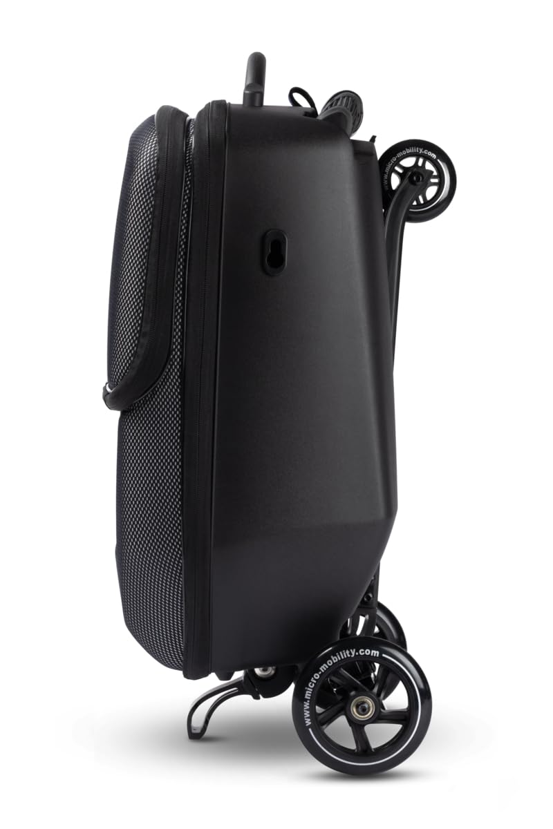 Micro® | Luggage 4.0 Maleta Patinete para jóvenes y Adultos | Equipaje de Mano | Capacidad 33L | Altura Ajustable | Plataforma Antideslizante de Aluminio | Viaje de Negocios, Aeropuertos