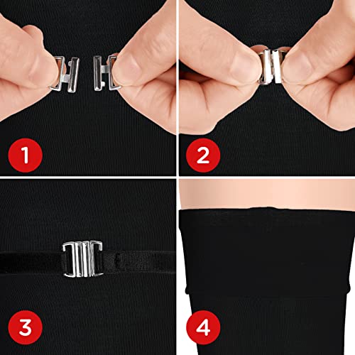 Littleforbig Plus Size Thigh High Over the Knee Soft Silk Stockings2