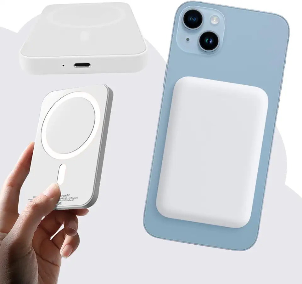 Carregador Power Bank Portatil Indução Para Apple iPhone