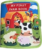 busy book Farm for Toddler 1-3, Motenssori Toys Quiet Books for Baby, Educational Learning Busy Board Book for 1 Year Old - My First Farm Felt Books for Kids