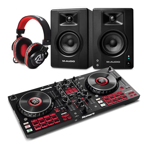 Pack Contrôleur DJ Mixtrack Platinum FX Bluetooth M-AUDIO BX4 avec Casque