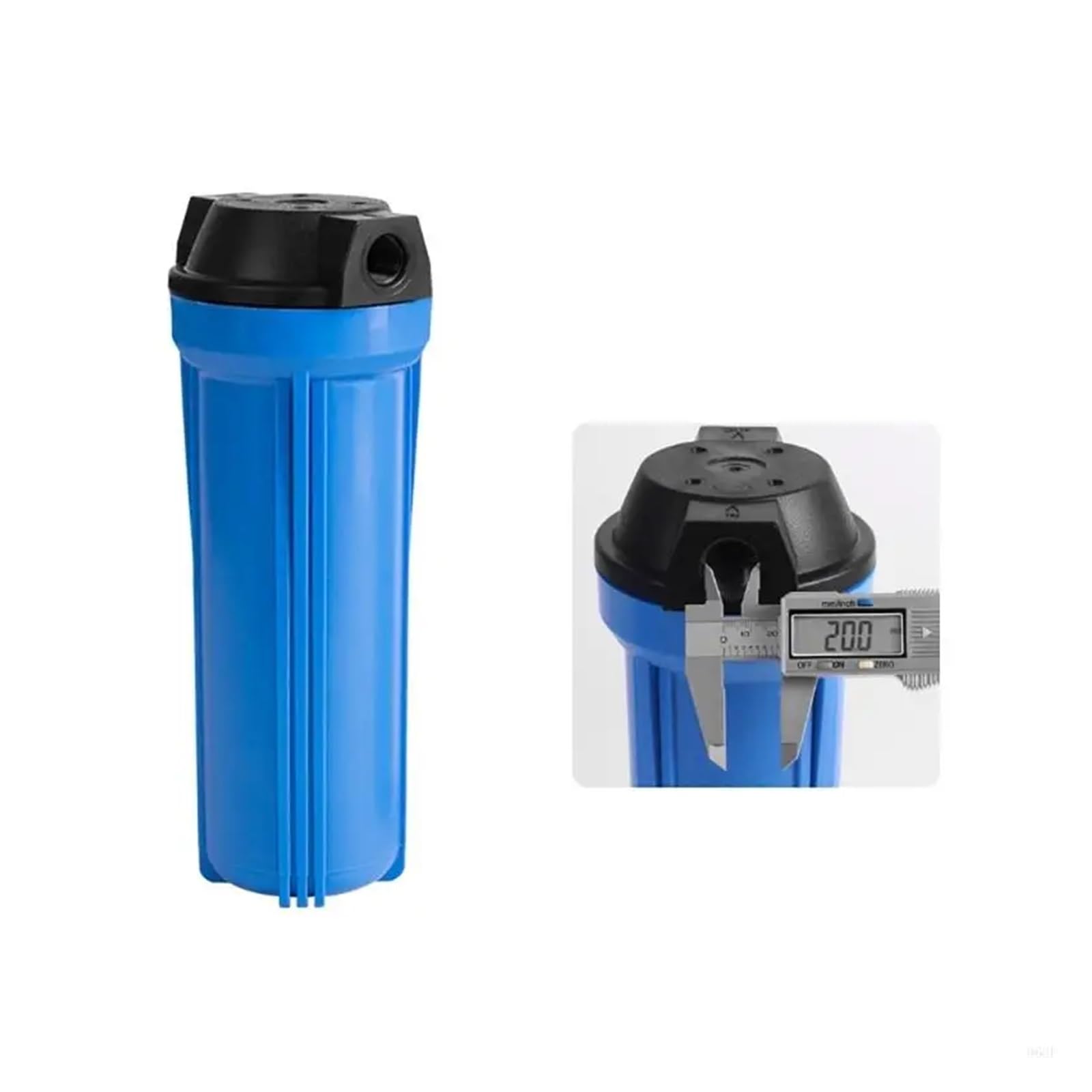 Prefiltro de Agua for Cocina y baño, fácil de Instalar, Botella filtrante, Accesorios purificadores de Agua a Prueba de explosiones(2 Points of Rubber t)
