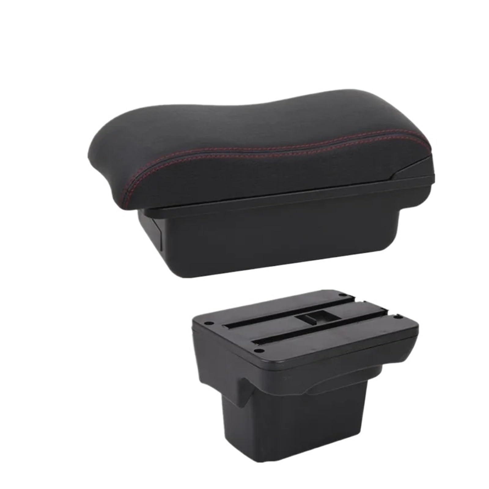 UMDJJU For Chevrolet For Holden For Cruze 2009-2015 Car Armrest Box Storage Retrofit Accessories Car Centre Console Armrest Box(A2 red line No USB)
