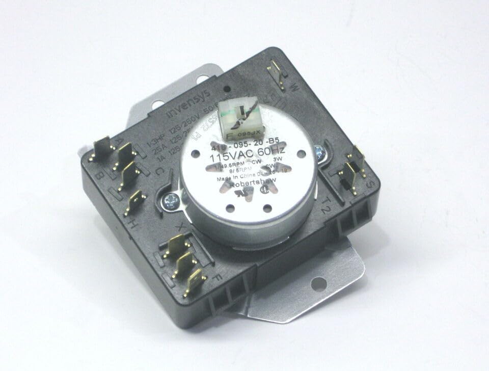 Precise replacement of dryer control timer for Whirlpool Maytag models MEDC555DW1 MEDC555DW2 MEDP475EW0 MGDC400BW1 MGDC400BW2 MGDC415EW0 MGDC415EW1 MGDC415EW2