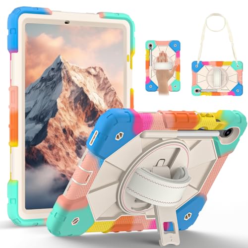 Coque Samsung Galaxy Tab S10 Lite antichoc SM-X400 étui bandoulière porte-stylo