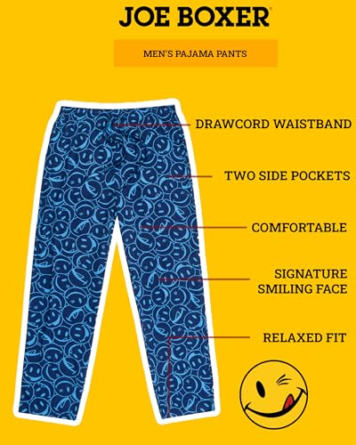 JOE BOXER Sleepwear Mens Pajama Pants, Yummy Jersey Printed Mens Sleep Pants with Pockets, Soft PJ Bottoms2