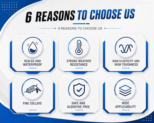 Image of Waterproof Silicone Sealant Adhesive for Roof & Leakage Repair | Weather Resistant | For Concrete, Metal, Steel, Aluminum, Tiles & Water Tank | Flexible & Paintable (pack of 1)