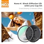 K&F CONCEPT 67mm Black Diffusion 1/8 Filter + Lens Cap - Image 2