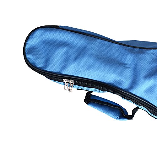 Zealux® – Housse de transport colorée pour Ukulélé 5 mm d’épaisseur avec bandoulière réglable 21 in bleu - Les Beatles, Paul McCartney, John Lennon, RIngo Starr, George Harrison Zealux® – Housse de transport colorée pour Ukulélé 5 mm d'épaisseur avec bandoulière réglable 21 in bleu – Image 5