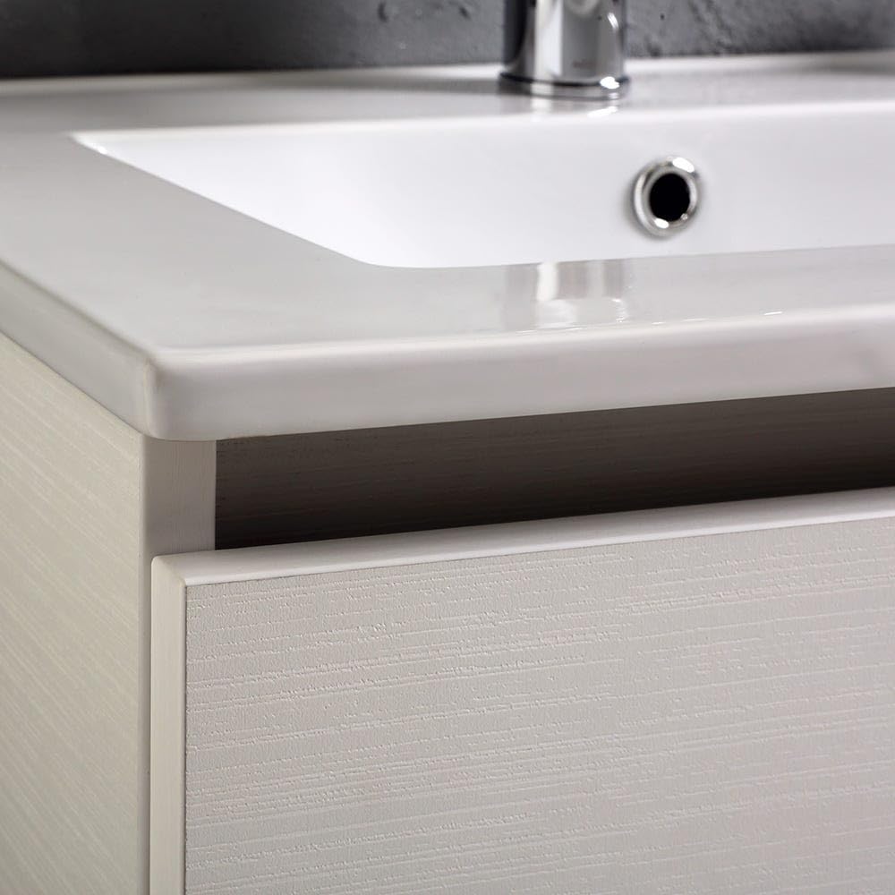 Kiamami Valentina - Mobile Bagno 60 Cm Con Due Ante Modello Bianco Foresta | Vinci