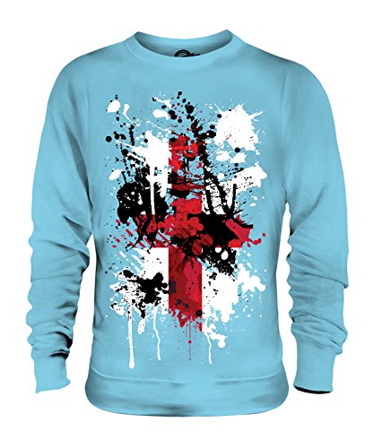 Sweat-shirt drapeau Angleterre Candymix unisexe en coton pour look urbain
